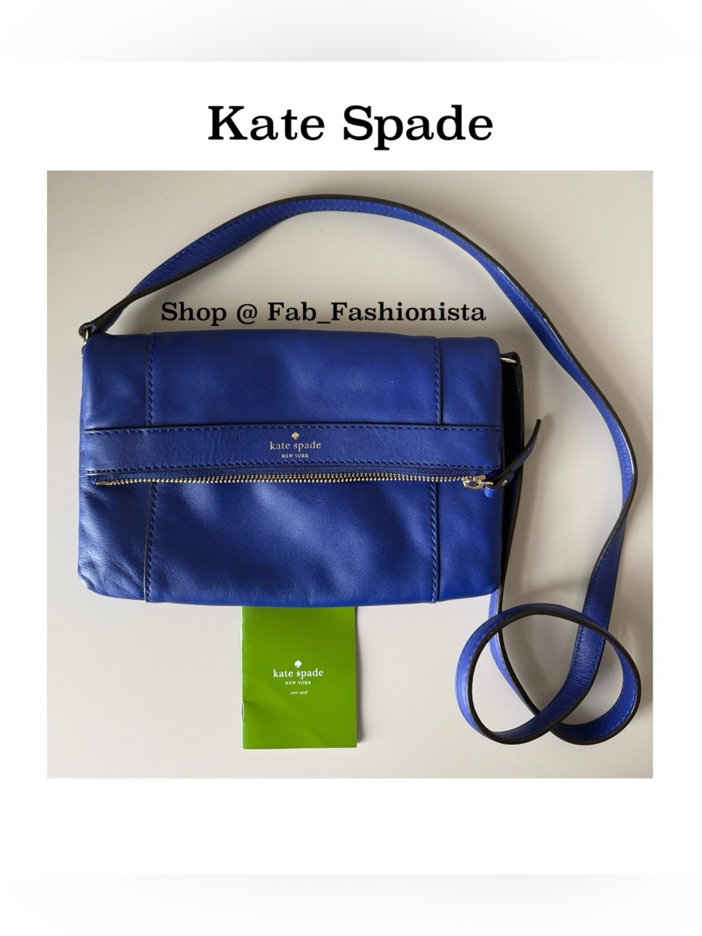 Kate Spade leather crossbody purse